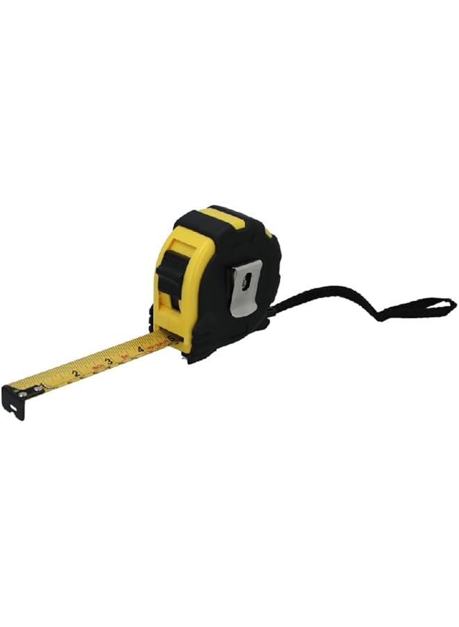 آيس شريط قياس مطاطي بمقبض واحد باللونين الأسود والأصفر بطول 26 قدمًا 50203 - Image 2