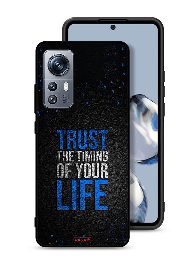Tolwak Xiaomi 12S Protective Case Cover Trust The Timing Of Your Life  - Image 1