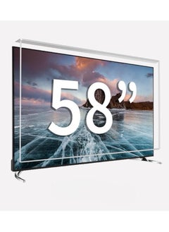 Generic 58-Inch TV Screen Protector | Anti-Shatter & Scratch Proof | Shockproof & Waterproof | Blue Light Blocking | 100% Clear | Easy Install/Remove | by Screen Pro  - Image 5