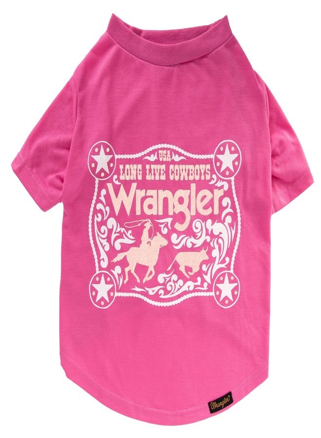 Wrangler Rope Buckle Logo TEE Pink XL - Image 1