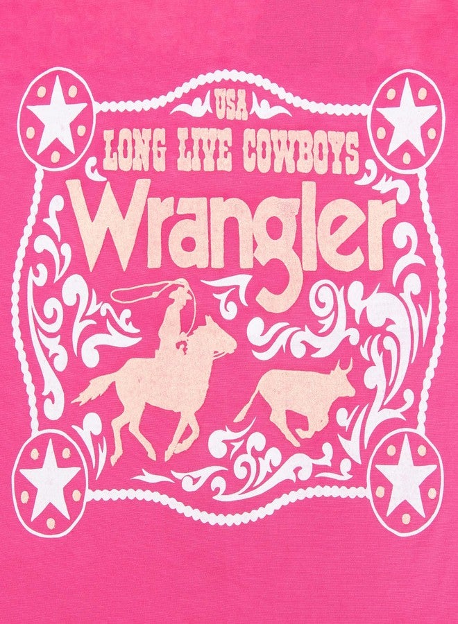 Wrangler Rope Buckle Logo TEE Pink XL - Image 3