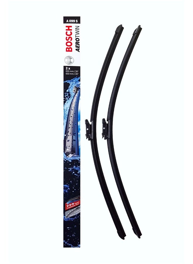 BOSCH - A 099 S OE Specialty AeroTwin Car Wipers Set 26-26 Inches For LEON 2008 - Image 1