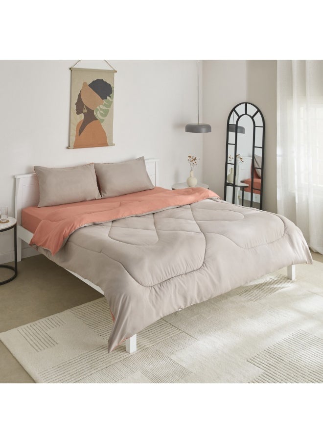 Home Box - Derby 3-Piece Reversible Microfiber Queen Comforter Set 200 X 230 Cm - Image 1