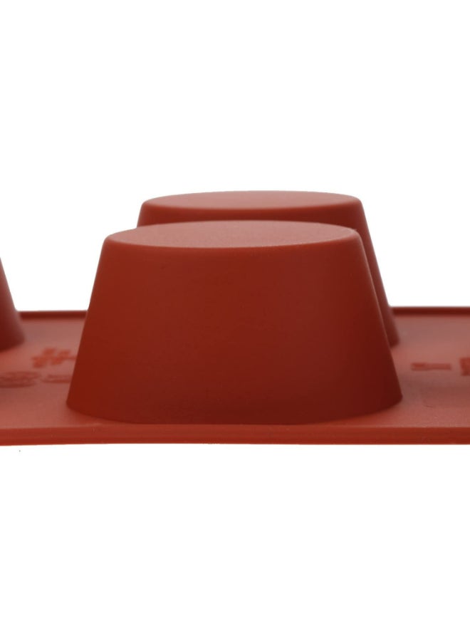 Silikomart Mould Muffin 6 Cavities Red - Image 2