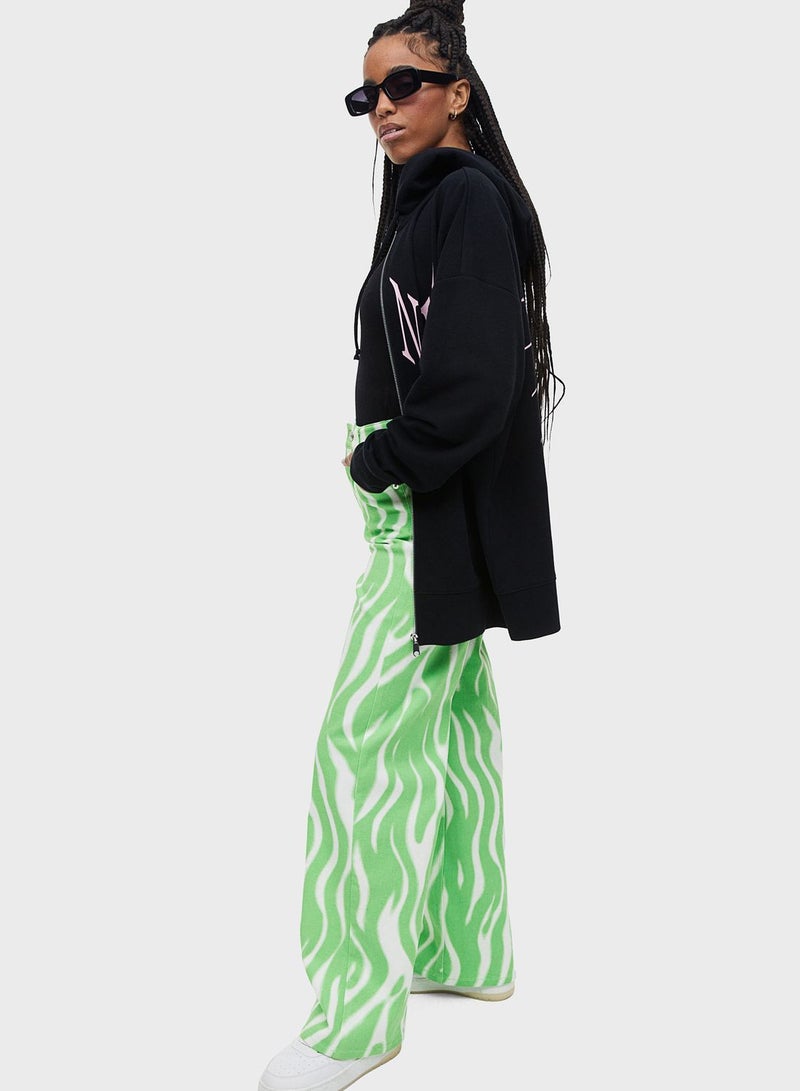 H&M Printed Wide Leg Pants  - Image 3