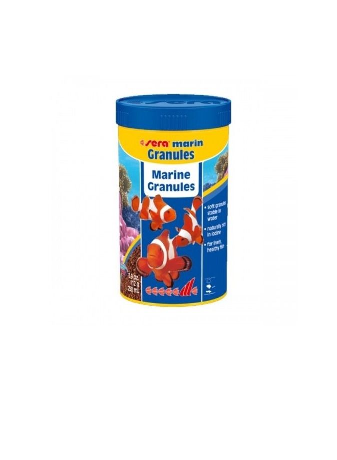 Sera Granules Staple Food For Marine Fishes 250ML