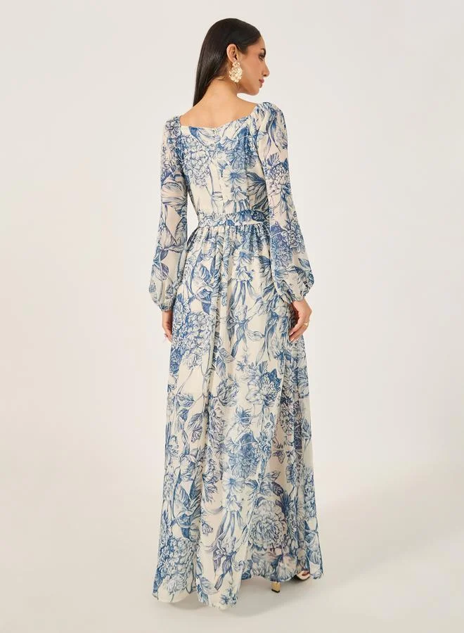 Styli Floral Print Dress