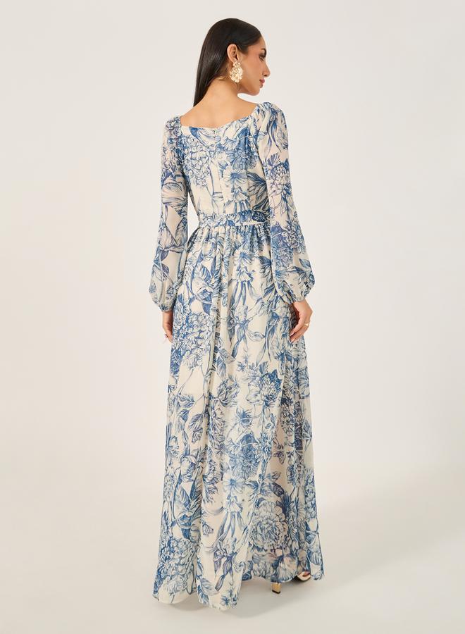 ستايلي فستان بطبعة زهور - Image 5