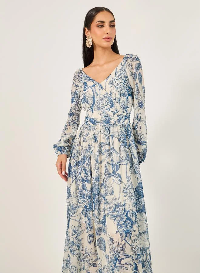 Styli Floral Print Dress