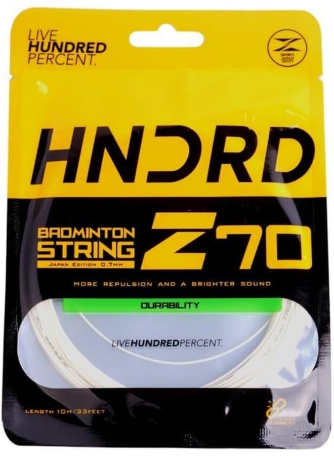 70-Z Badminton String, Ice White