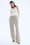 اتش اند ام Drawstring twill trousers