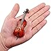 Dselvgvu Wooden Miniature Cello with Stand Bow and Case Mini Musical Instrument Cello Replica Collectible Figurines Dollhouse Accessories Model Home Decoration Display Ornament 394x138x043 - Image 4