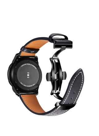 Black with black buckle