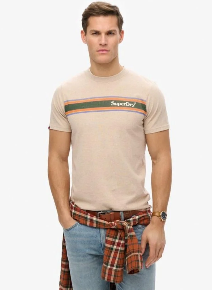 Venue Logo Stripe Relaxed Tee