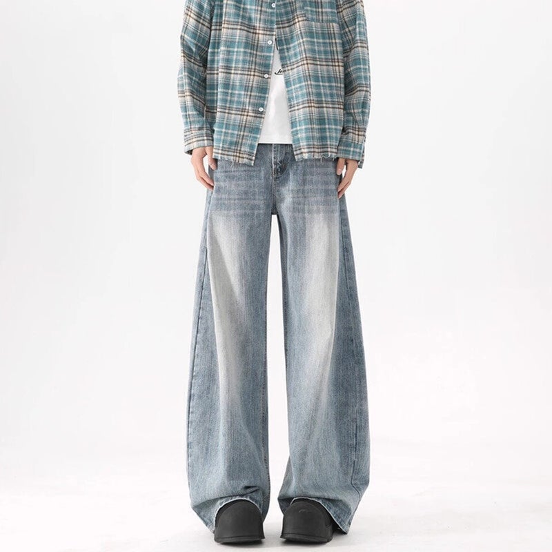 Unisex Casual Daily Denim Jeans - Image 4