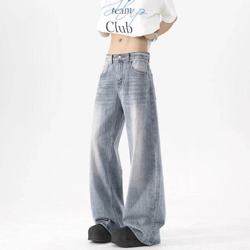 Unisex Casual Daily Denim Jeans - Image 3
