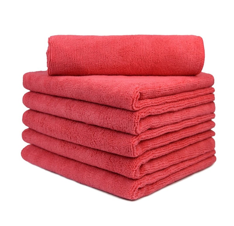 CARCAREZ Microfiber Cleaning Cloth - Ultra Absorbent Car Towels Traps Grime & Liquid for Streak-Free Mirror Shine, Scratch Proof - Image 1