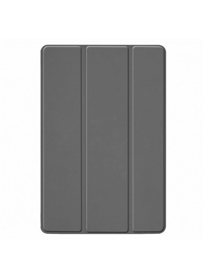 Generic - Applicable To Samsung Tab A8 SM-X200 X205 Tablet Protective Case A7 Tri-fold S9FE/S6lite Casco-Color:Silver Gray-Applicable Model:A7/T500 - Image 1