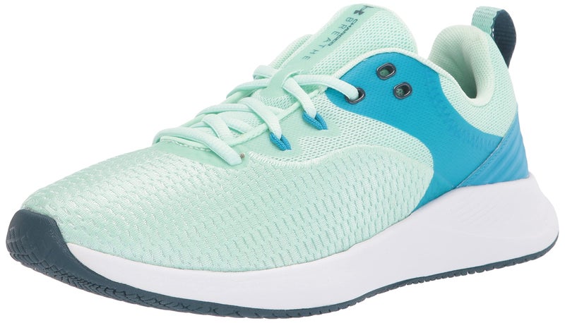UNDER ARMOUR أندر أرمور حذاء نسائي Charged Breathe Tr 3، رغوة أكوا (301)/أبيض، 7 M US - Image 1