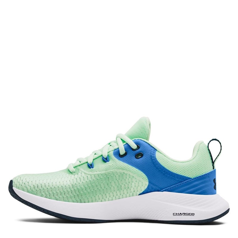 UNDER ARMOUR أندر أرمور حذاء نسائي Charged Breathe Tr 3، رغوة أكوا (301)/أبيض، 7 M US - Image 3