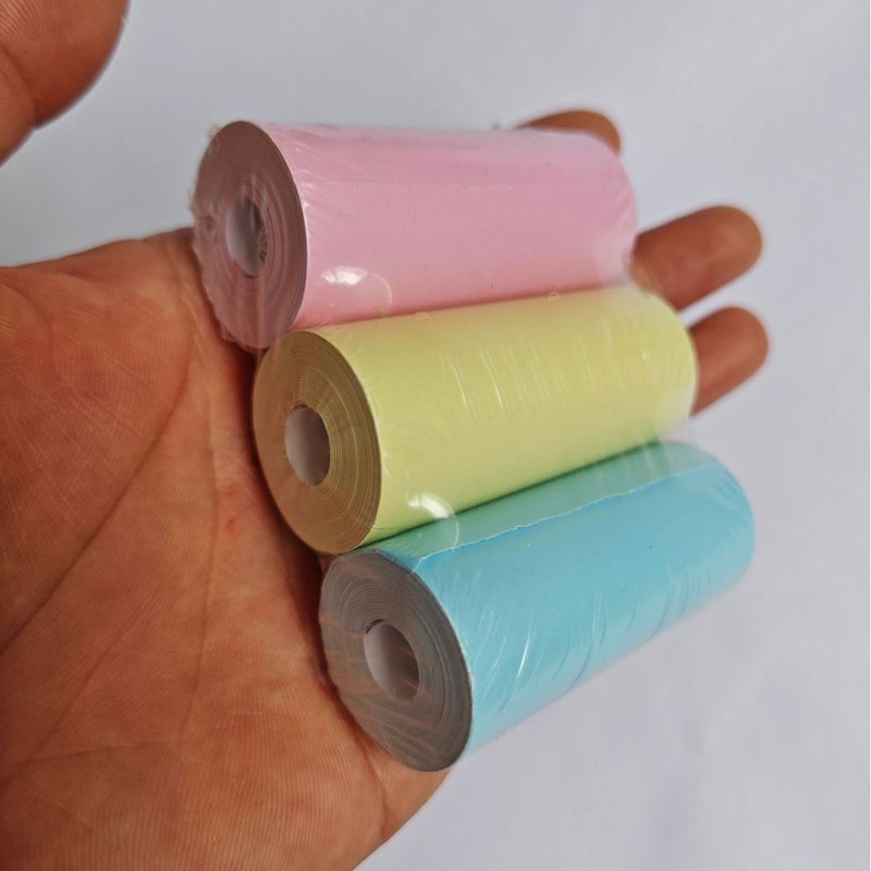 Mini Printer Thermal Paper 57*25Mm Sticker Color Paper Cash Register Receipt Paper Label Printing Paper - Image 5