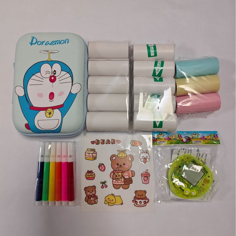 Mini Printer Thermal Paper 57*25Mm Sticker Color Paper Cash Register Receipt Paper Label Printing Paper - Image 1