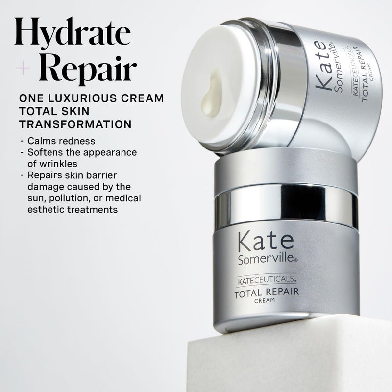 Kate Somerville KateCeuticals Total Repair Cream â€“ Advanced Anti-Aging Moisturizer, Visibly Reduces Wrinkles & Fine Lines, 1 Fl Oz - Image 3