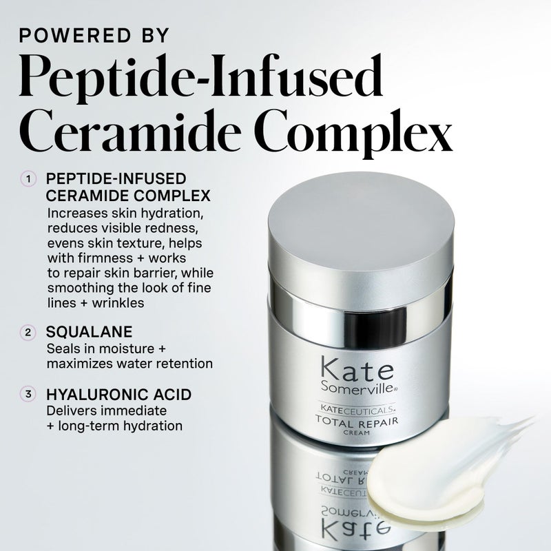 Kate Somerville KateCeuticals Total Repair Cream â€“ Advanced Anti-Aging Moisturizer, Visibly Reduces Wrinkles & Fine Lines, 1 Fl Oz - Image 2