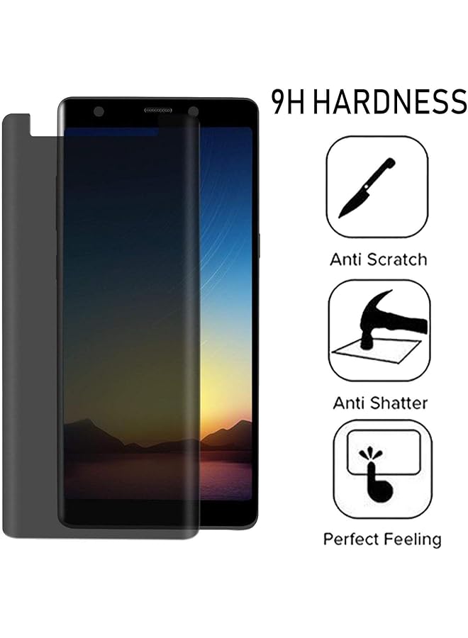 إيروريكس واقي شاشة لهاتف سامسونج جالكسي نوت 9، زجاج مقوى فائق النحافة، مضاد للتجسس ومضاد للخصوصية - Image 3