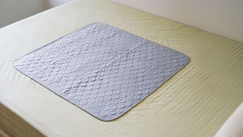 Careboree Leakproof Bed Pads 2 Pack SoftBrushed Absorbent Incontinence Bed Pee Underpads Washable Reusable 34X36 inches Fit Twin Bed Durable Waterproof Draw Sheet Mattress Protector