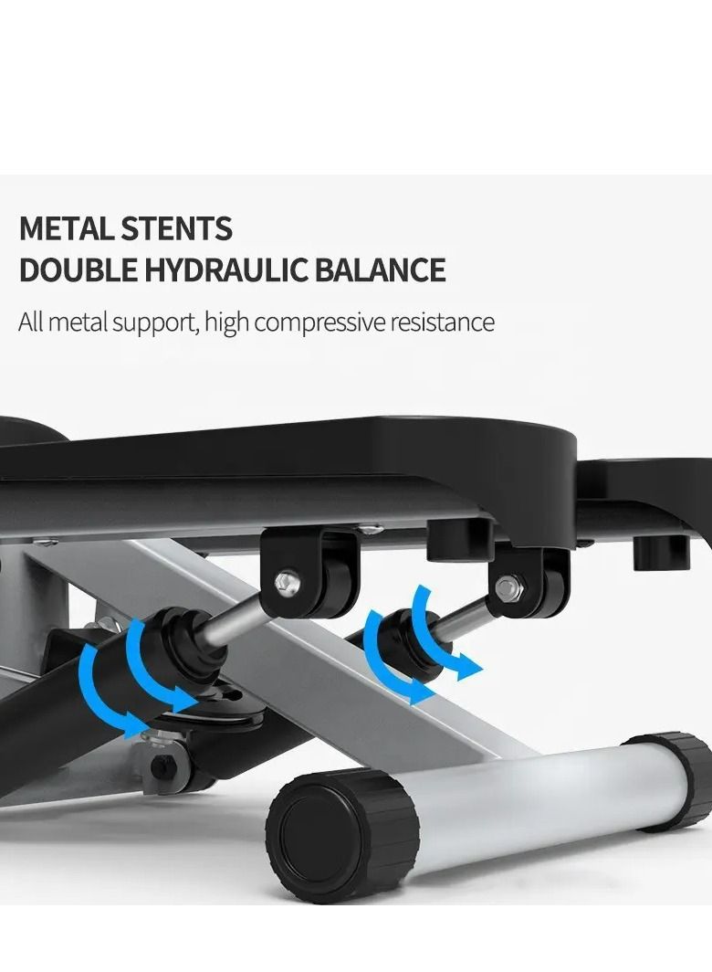 GULFLINK جهاز ميني ستيبر لإنقاص الوزن واللياقة البدنية باللون الأسود - Image 5