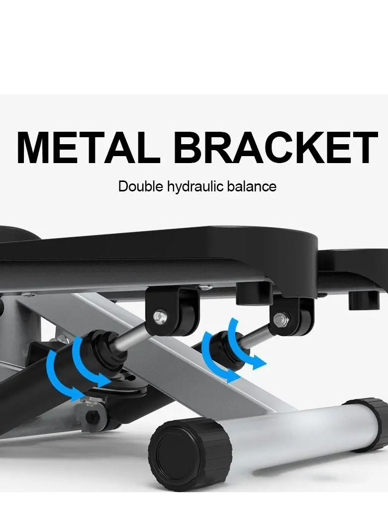 GULFLINK جهاز ميني ستيبر لإنقاص الوزن واللياقة البدنية باللون الأسود - Image 3