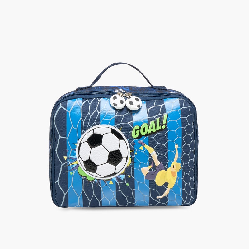 LIFESTYLE Football Print Lunch Bag for Boys - Image 1