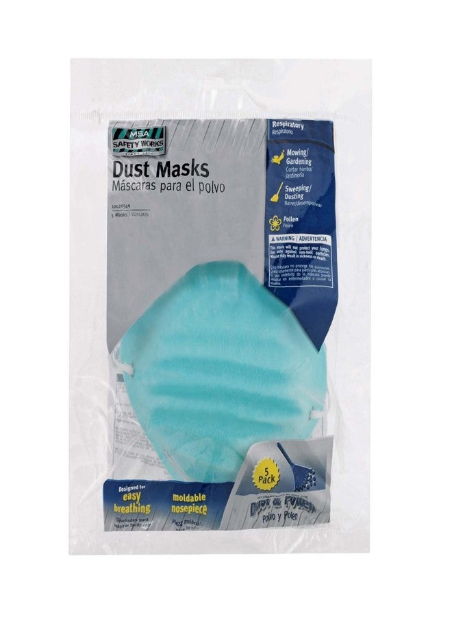 Safety Works 10028549 Dust and Pollen Dust Masks, 5-Pack
