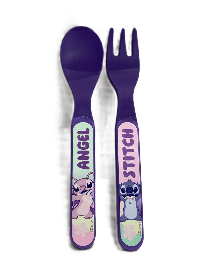 Disney  Stitch Bento Lunch Box with Cutlery – Cute Disney Design – Durable & Fun Lunch Set for Kids  | Best Price UAE