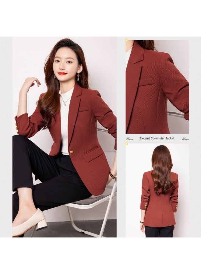 ROMON Business Attire】women's Suit - Exquisite, Stylish, And Versatile Blazer For A Sharp And Professional Look - Image 4