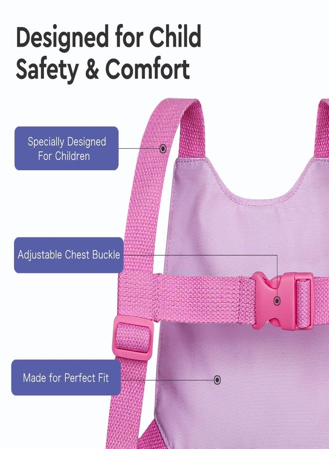 Haktoys Unicorn Toddler Harness with Leash - Walking Leash for Toddlers | Cute & Secure Safety Harness for Walking Outdoors (Pink) - Image 5