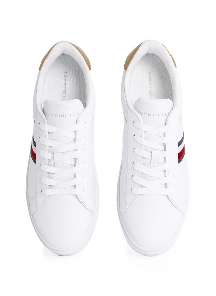 TOMMY HILFIGER Logo Detail Lace Up Low Top Sneakers  - Image 5