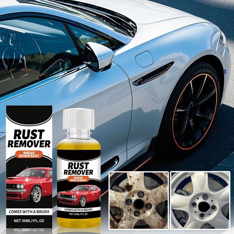 Car Rust Remover Spray 30ml Durable Deep Agent Automotive Detailing - Image 4