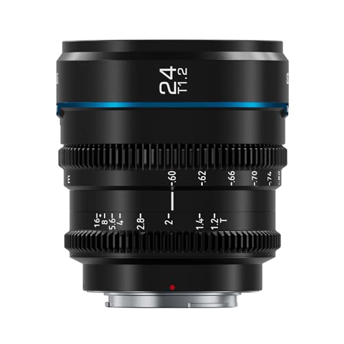 SIRUI Night Walker 24mm S35 Manual Focus Cine Lens T12 Large Aperture L Mount Lens for Sigma FP S5S5IIS5IIX DCBGH1 MS24LB Black - Image 1