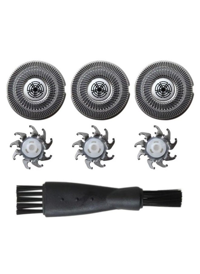 Vicue - Men'S Electric Shaver Replacement Head Blades Compatible With Sweetlf Electric Razor Sws7105, With Cleaning Brush - Image 1