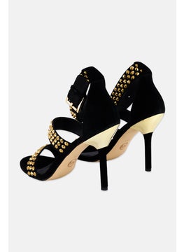 Michael Kors Women Amal Adjustable Buckle Closure Sandals,Black  - Image 2