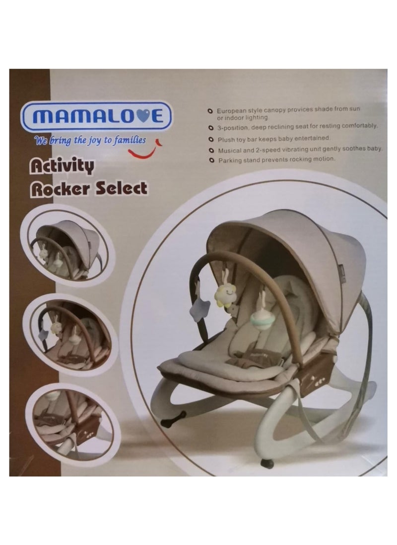 Mamalove MAMALOVE baby rocking chair (GREY)  - Image 4