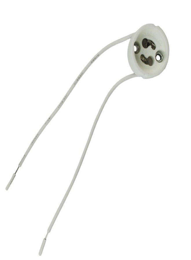 GU10 L-ED Strip Wire Connector Socket Base Lamp Holder for Ceramic Halogen Bulb - Image 5