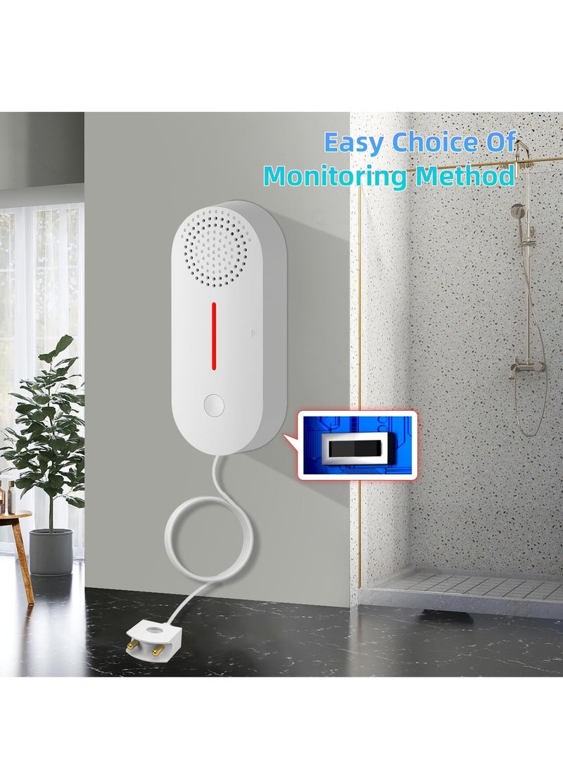 Smart Water Leak Sensor with Sound Alarm Tuya WiFi Water Overflow Level Detector Wireless Flood Leakage Sensor Remote Monitor through Smart Life App - Image 3