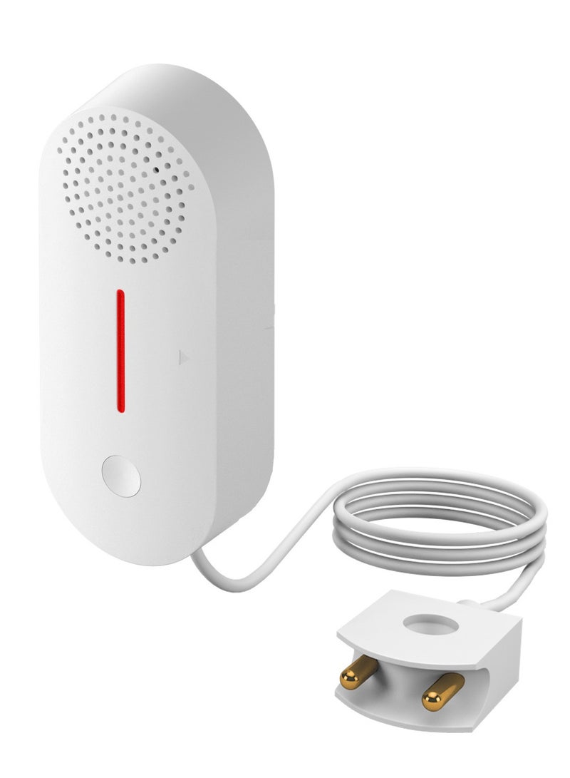 Smart Water Leak Sensor with Sound Alarm Tuya WiFi Water Overflow Level Detector Wireless Flood Leakage Sensor Remote Monitor through Smart Life App - Image 1