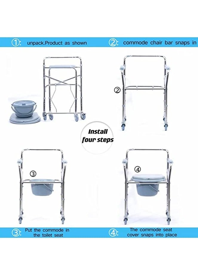 كرسي مرحاض من سبائك الألومنيوم من كول بيبي مع بكرة، مقعد مرحاض متعدد الأغراض لكبار السن، كرسي حمام متنقل سهل الإزالة، 5 سرعات لتعديل الارتفاع - pzsku/Z7CEA15A9AE3F860B637AZ/45/_/1704862288/7c9a0e1c-a2ca-4bf2-b8ae-d9abd9f8f325