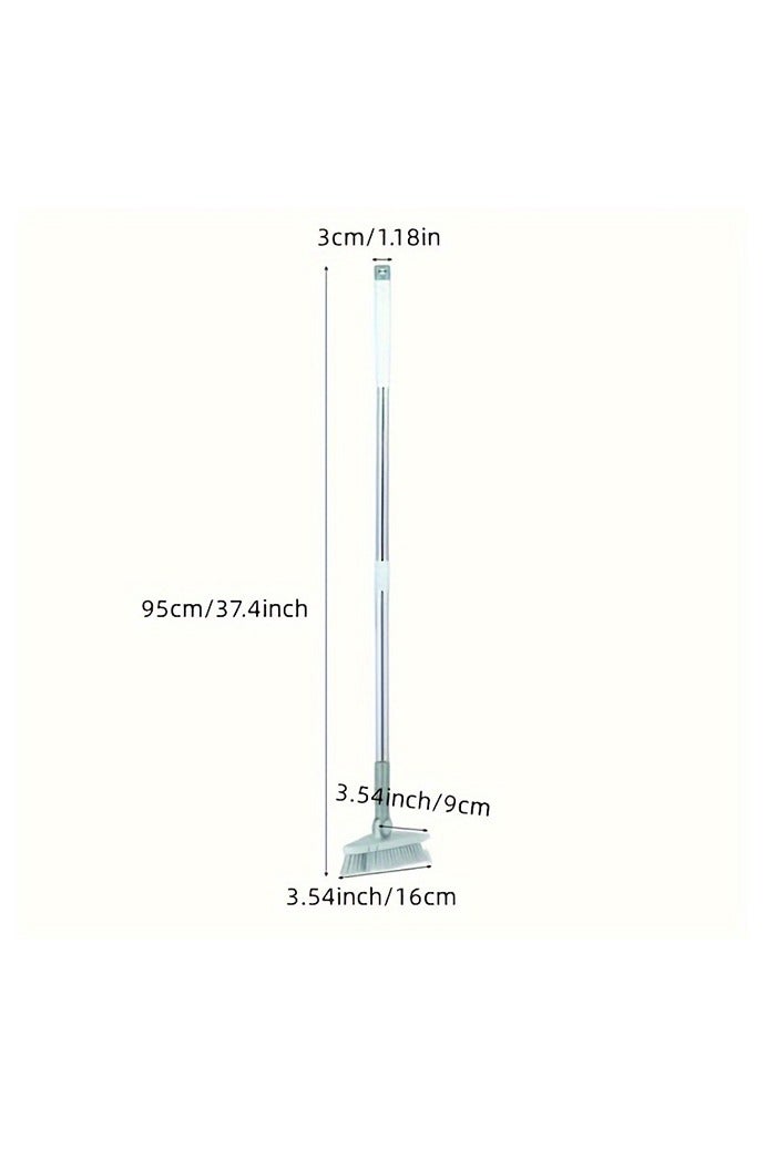 هومستر تنظيف الفرشاة باستخدام ماكينات تنظيف الأرضية ذات المقابض الطويلة لوازم تنظيف الحوض فرشاة تنظيف الحمام حوض الاستحمام حمام الأرضية حجرة المطبخ الأساسيات هدايا للنساء الرجال (أخضر) - Image 4
