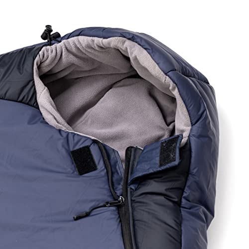 Tripole Zanskar Series Army Sleeping Bag with Fleece Inner (-5 °C Blue Color) - Image 3