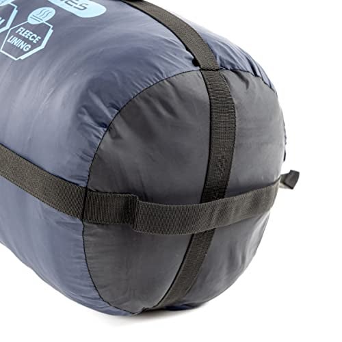 Tripole Zanskar Series Army Sleeping Bag with Fleece Inner (-5 °C Blue Color) - Image 5